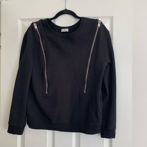 Sai t Laurent Shoulder Zips Sweatshirt
